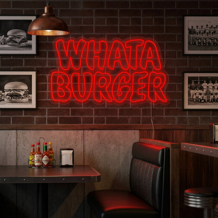 "Whataburger" Letrero de neón