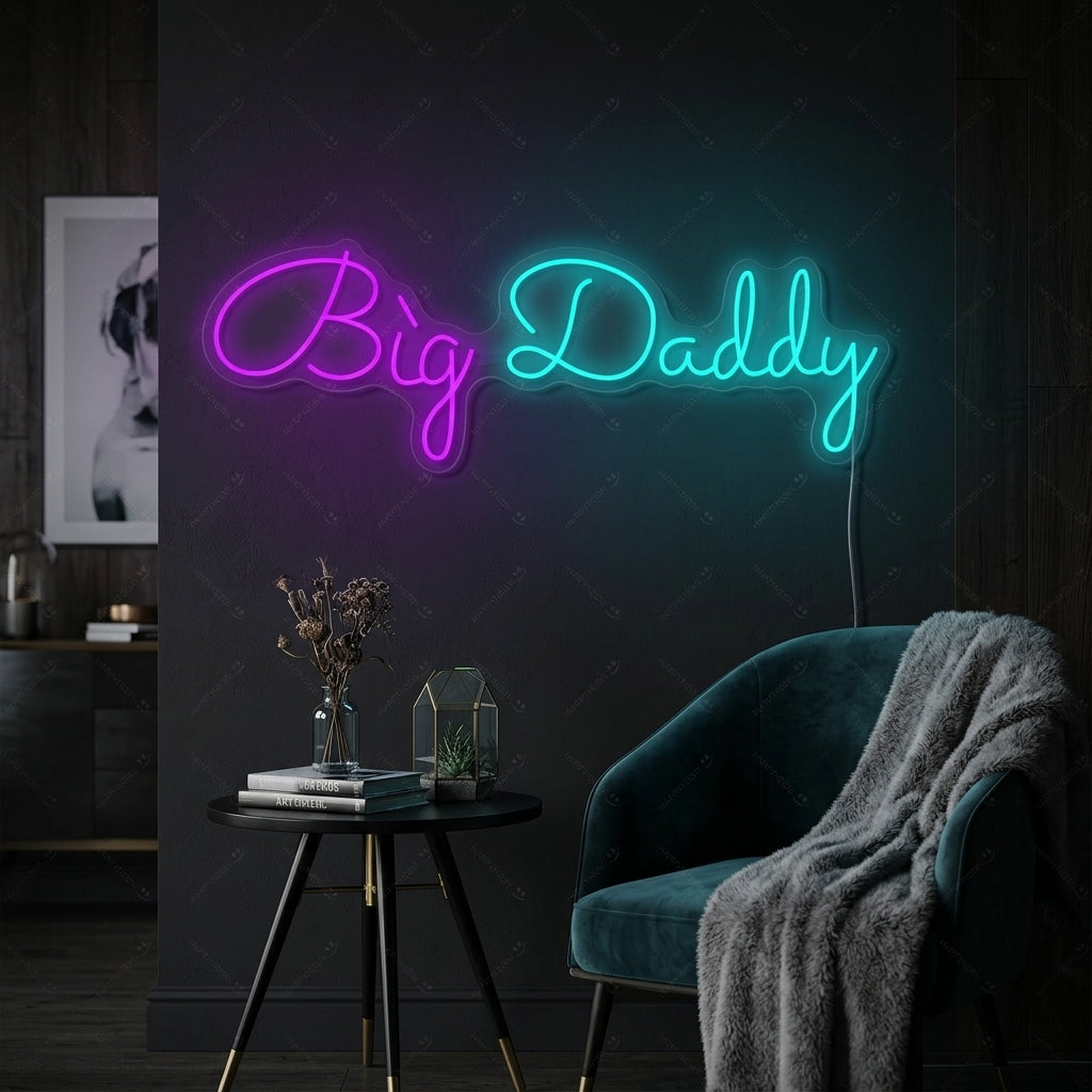 "Big Daddy" Letrero de neón
