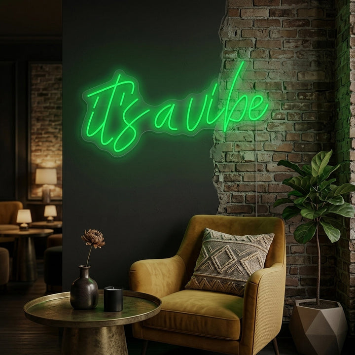 "It's a Vibe" Letrero de neón