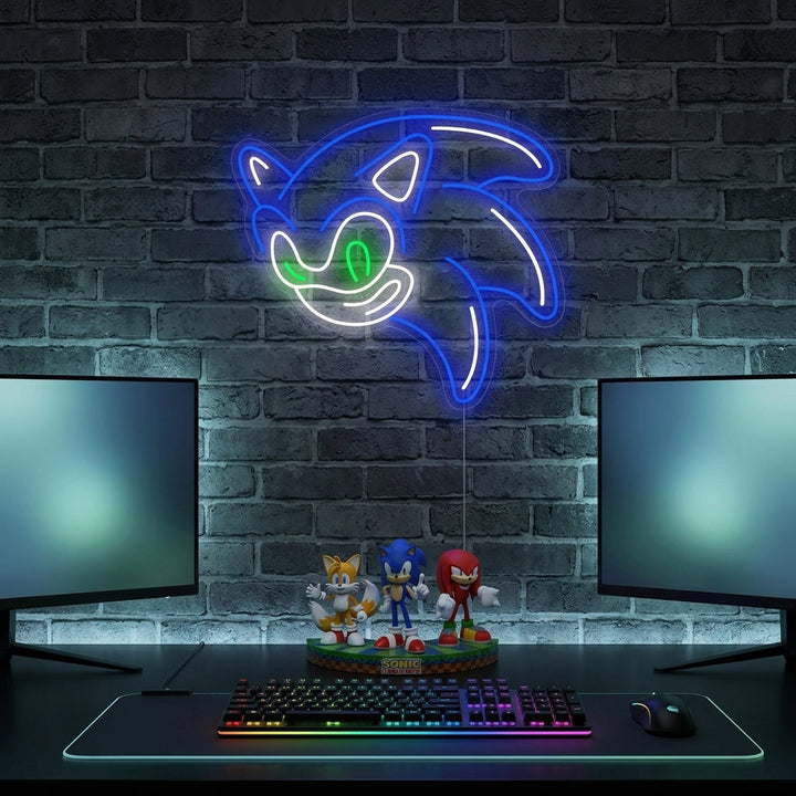 "Sonic" Letrero de neón