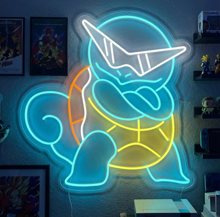 "Squirtle" Letrero de neón