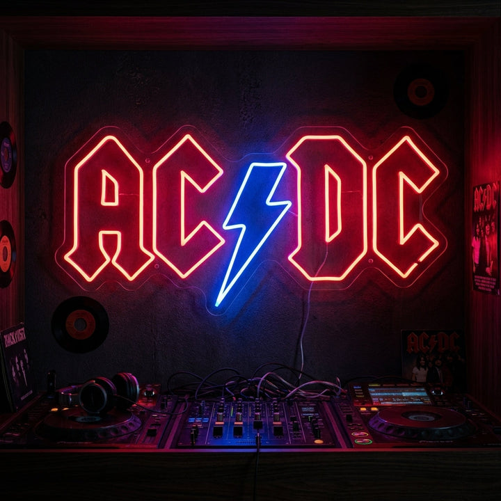 "ACDC" Letrero de neón