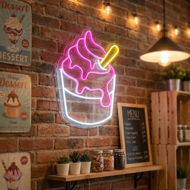 "Gelato" Letrero de neón