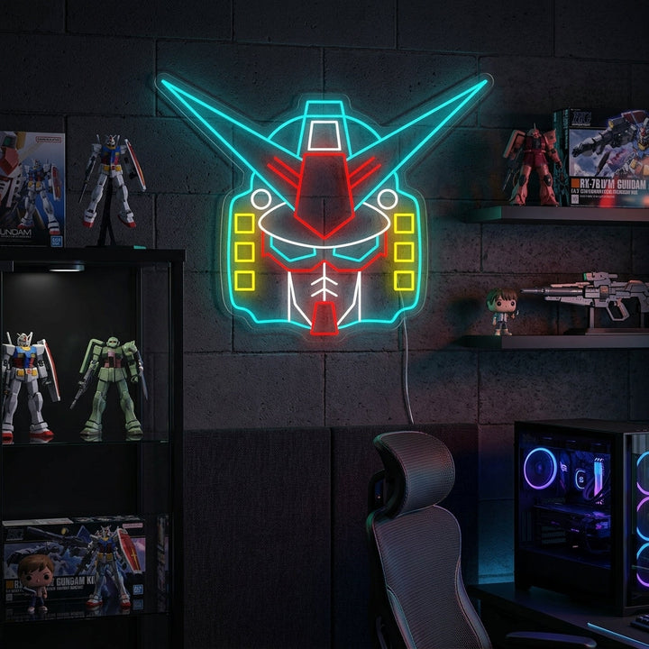 "Gundam Robot" Letrero de neón