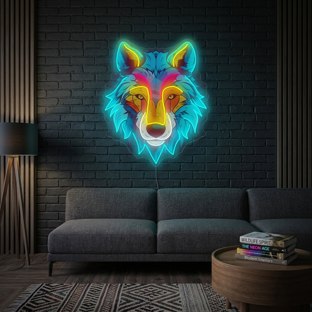 "Lobo" Letrero de neón
