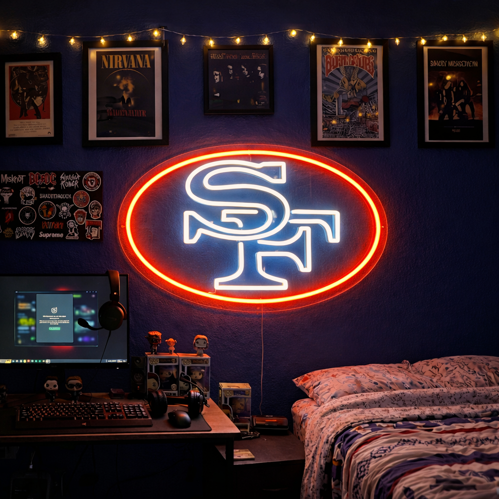 "Nfl Sf 49ers" Letrero de neón