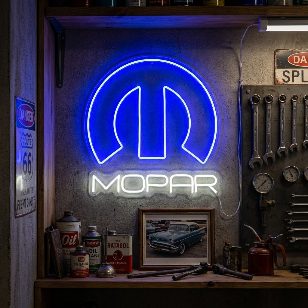 "Mopar" Letrero de neón