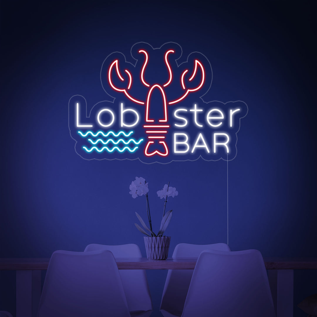 "Lobster Bar" Letreros Neon