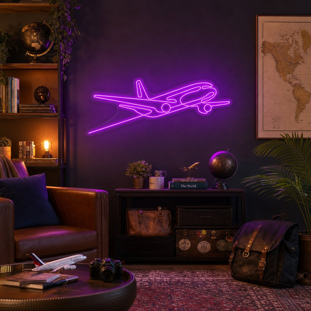 "Avión" Letreros Neon