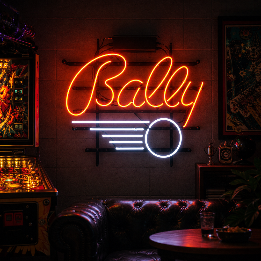 "Pinball Bally" Letreros Neon
