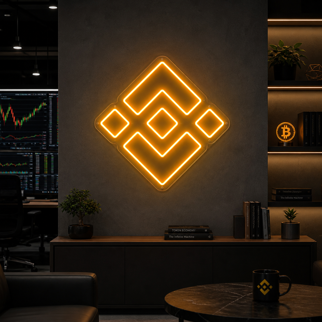"Moneda Binance BNB" Letreros Neon
