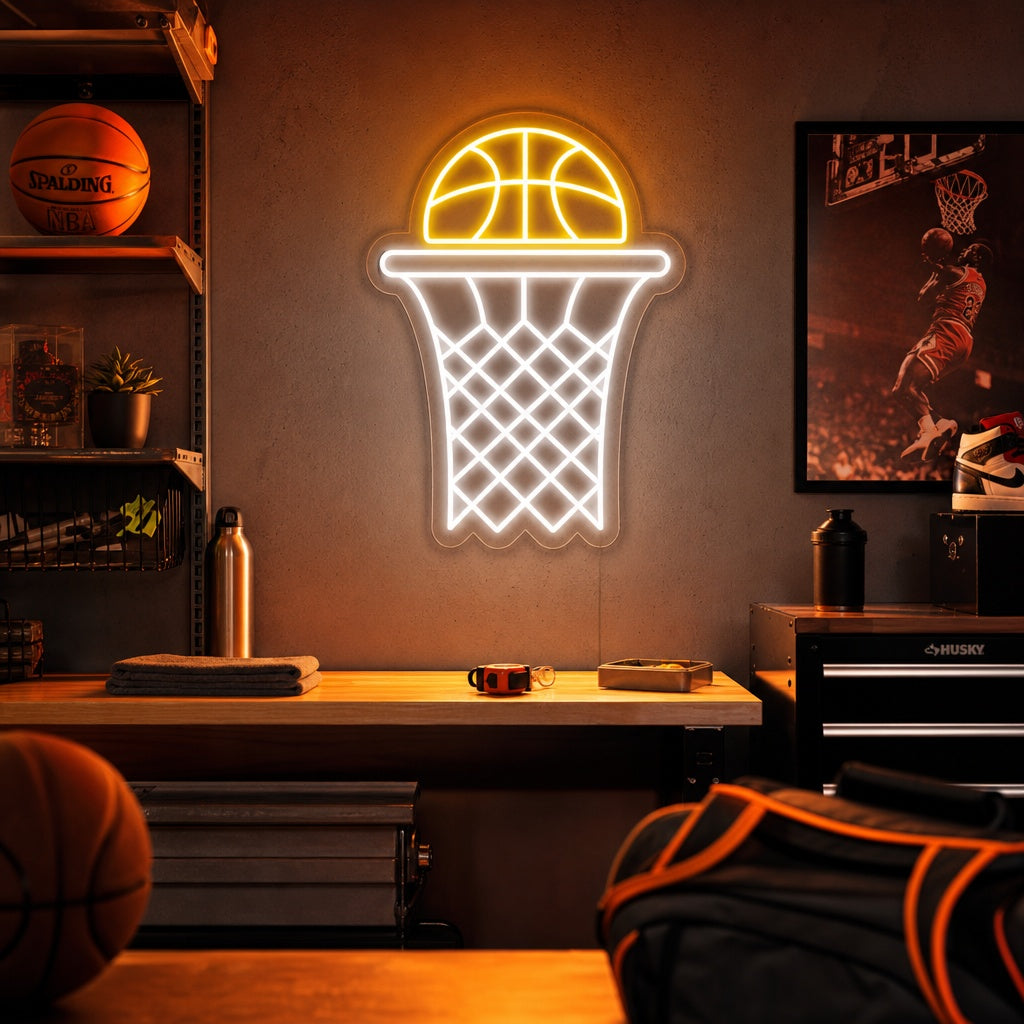 "Red De Baloncesto" Letreros Neon