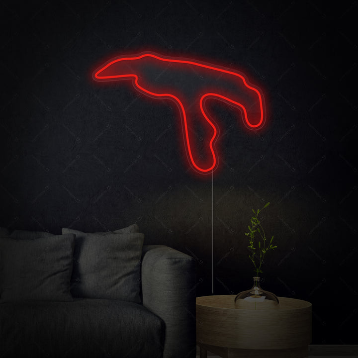 "Belgica Pista F1" Letreros Neon