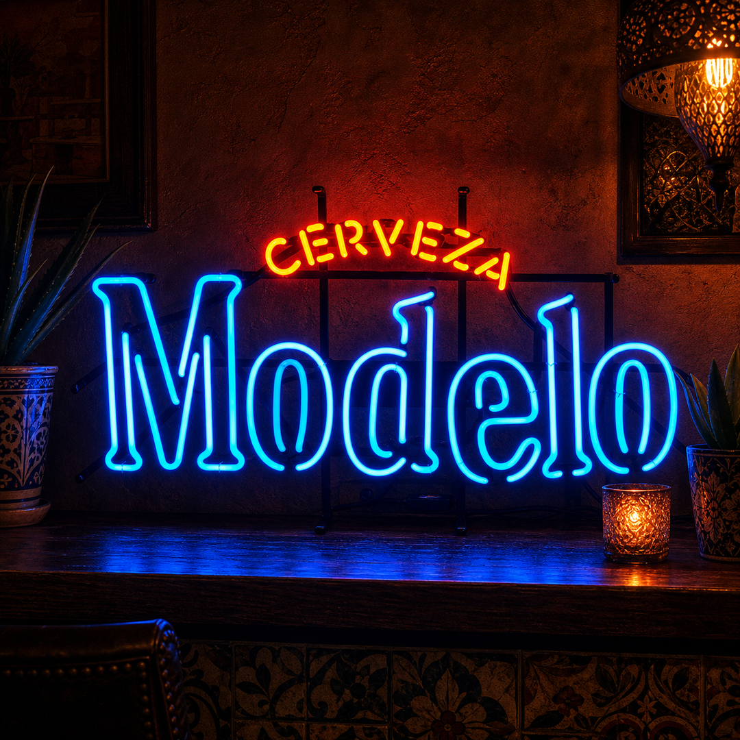 "Cerveza Modelo" Letreros Neon