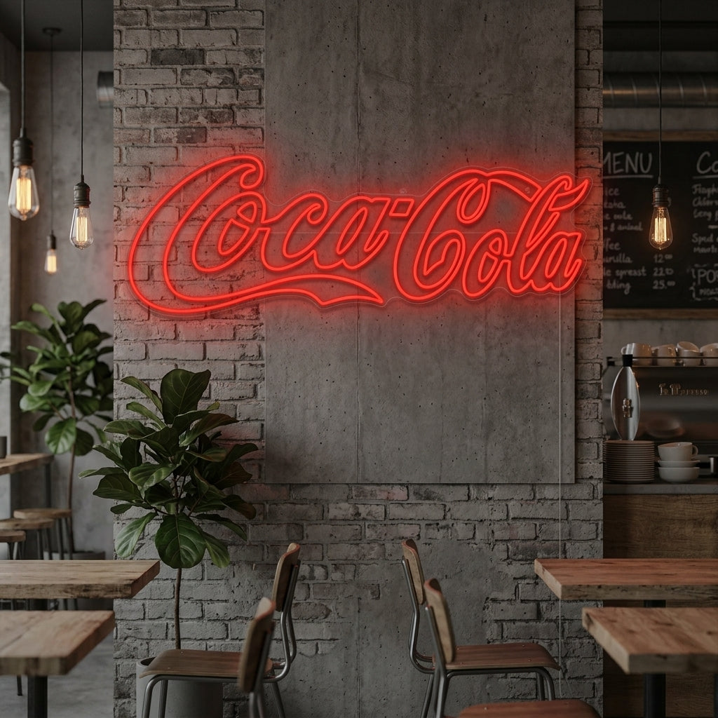 "Logo Cola" Letrero de neón
