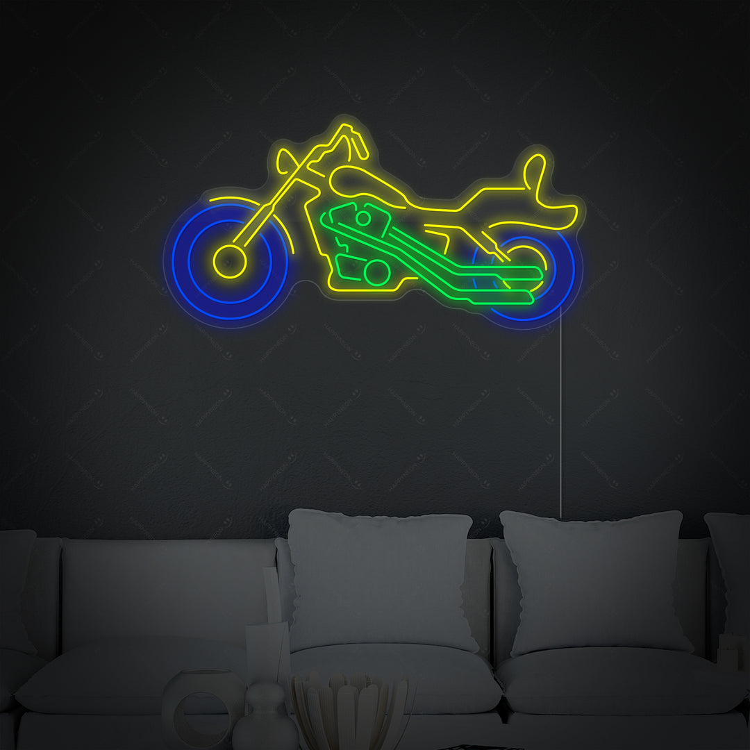 "Cozyle Moto Motocicleta" Letreros Neon