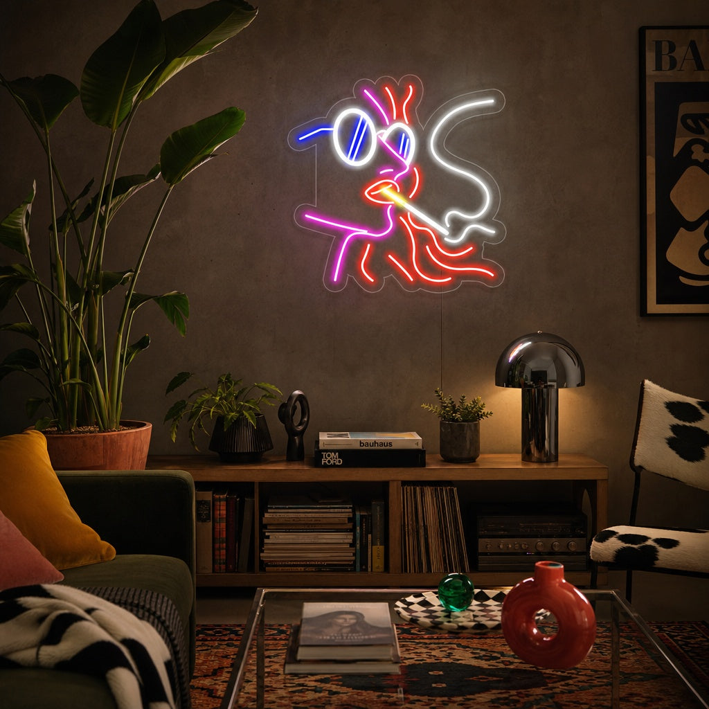 "Mujer Librepensadora" Letreros Neon