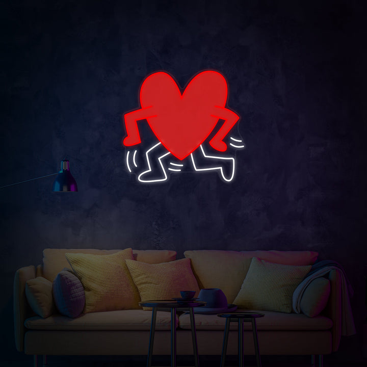 "Corazón Caminante" Letreros Neon