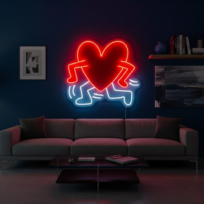"Corazón Caminante" Letreros Neon