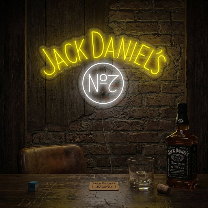 "Jack No.7" Letrero de neón