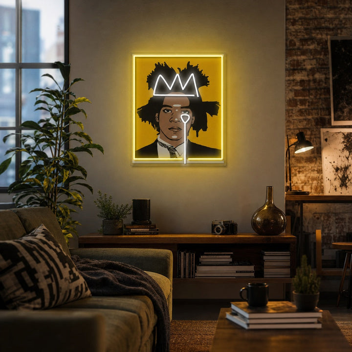 "Jean, artista" Letrero de neón LED impreso con UV