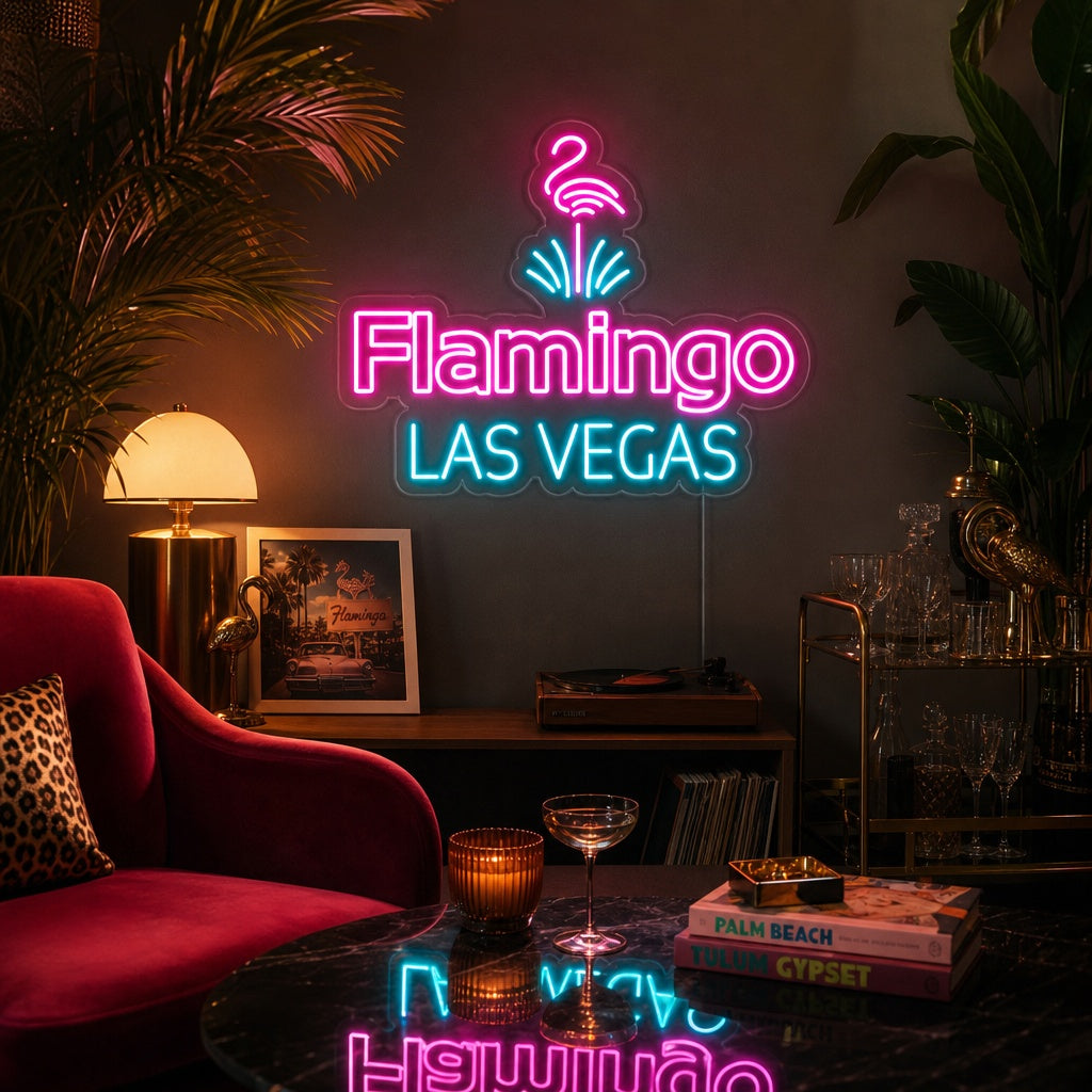 "Flamingo Las Vegas" Letreros Neon