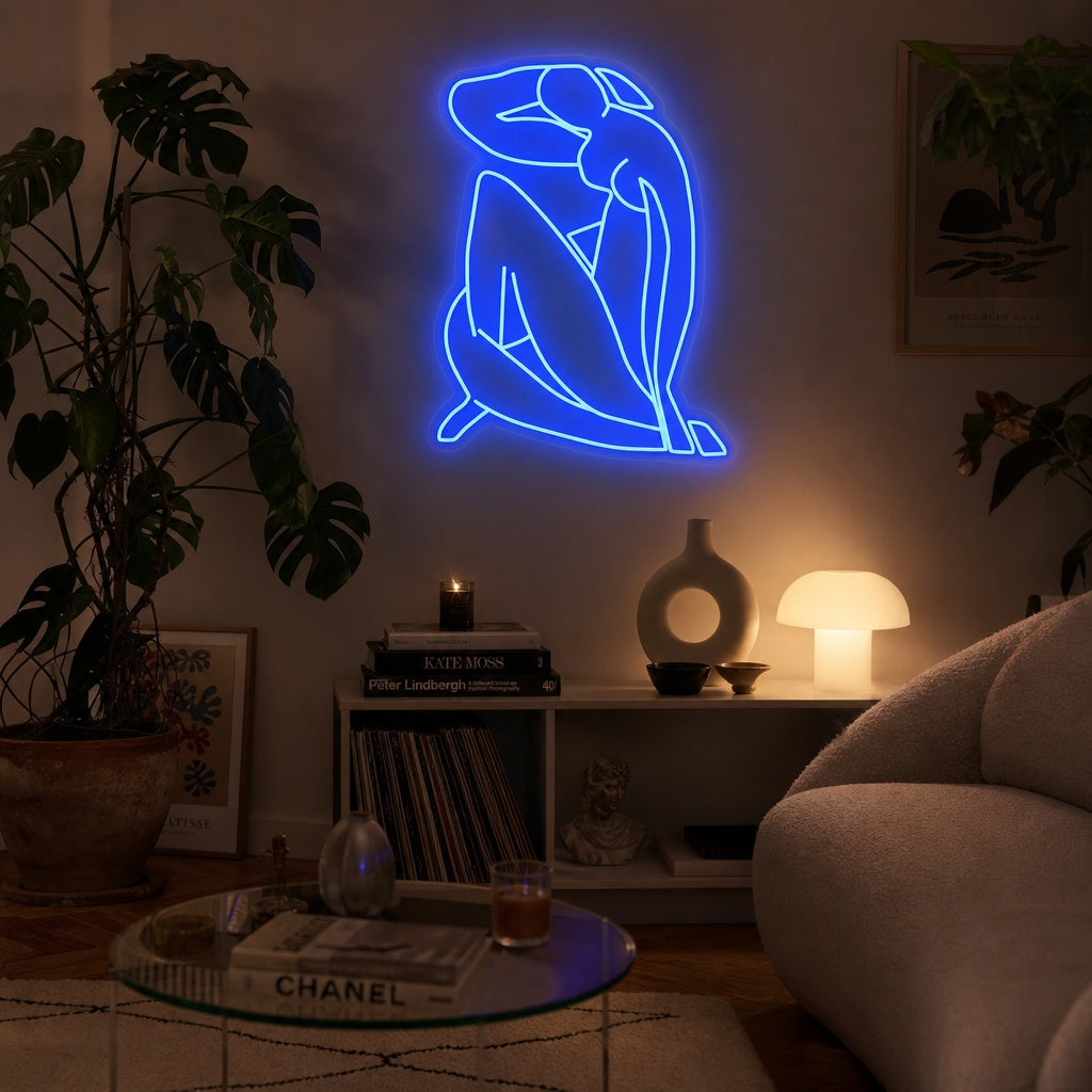 "Desnudo Henri Matisse" Letreros Neon