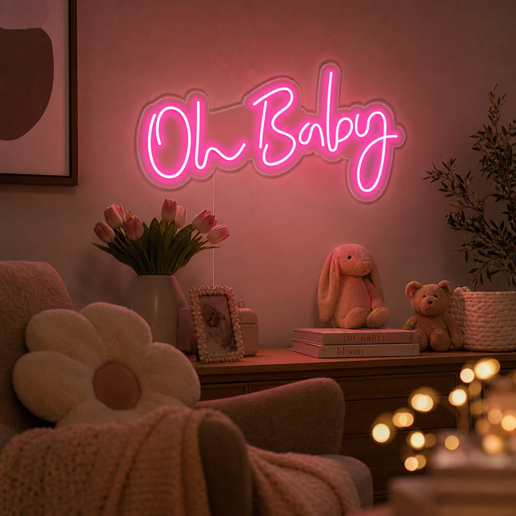 "Oh Baby" Letreros Neon