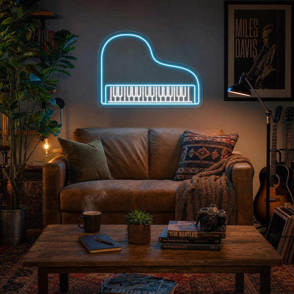 "Piano" Letreros Neon