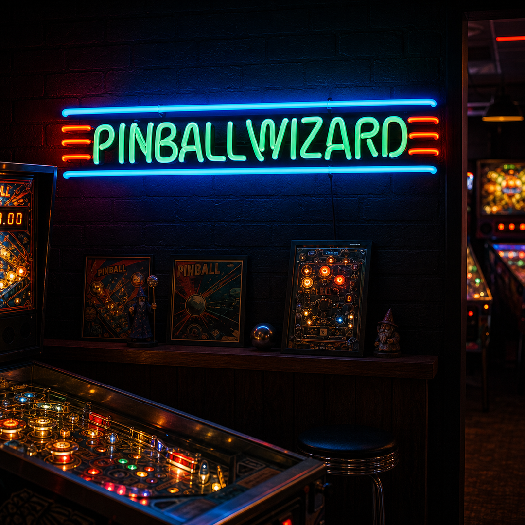 "Pinball Wizard" Letreros Neon