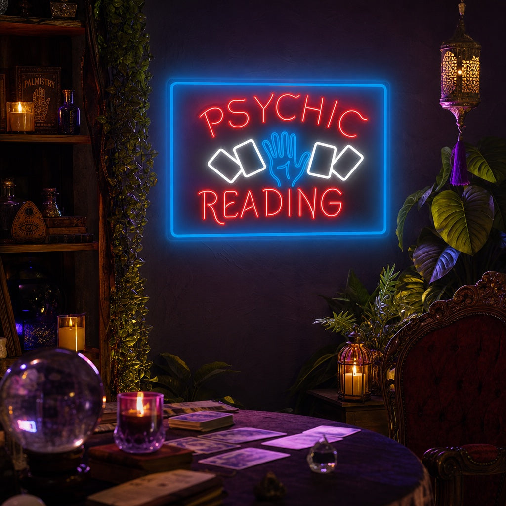 "Psychic Readings" Letreros Neon
