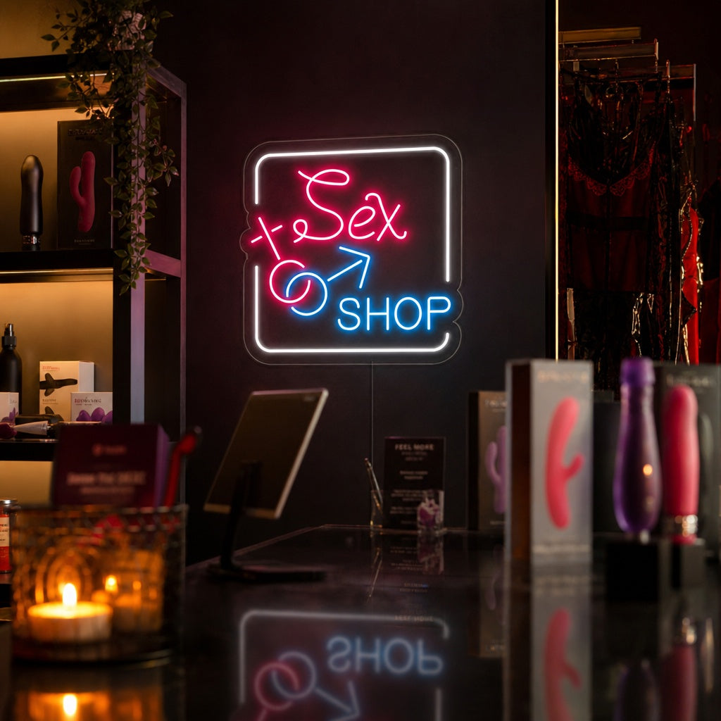 "Sex Shop" Letreros Neon