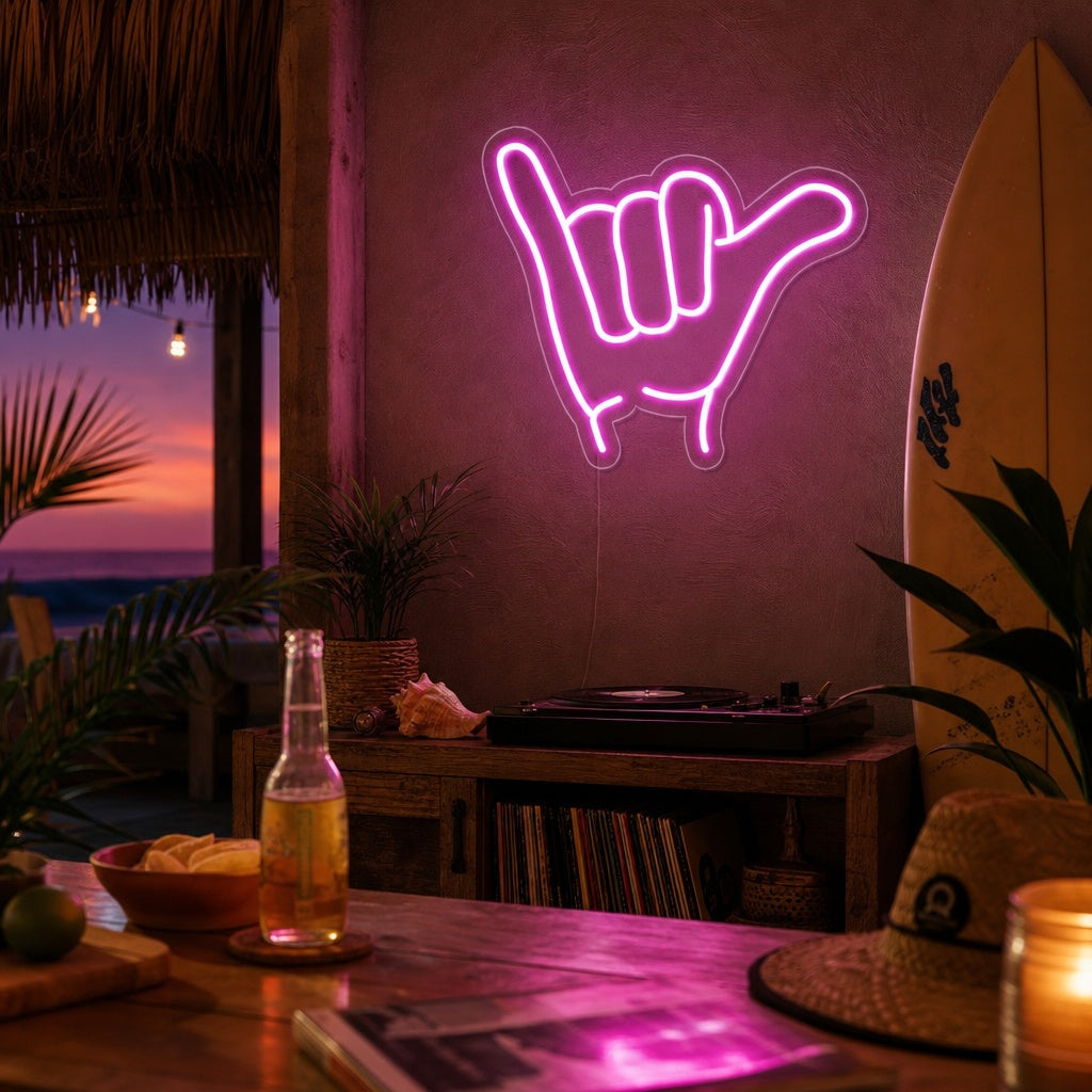 "Shaka" Letreros Neon