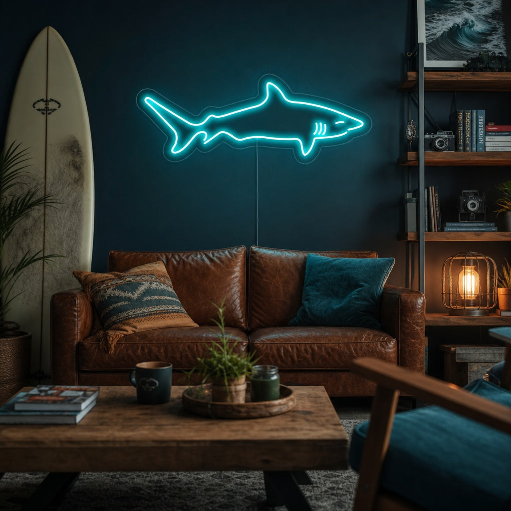 "Tiburón" Letreros Neon