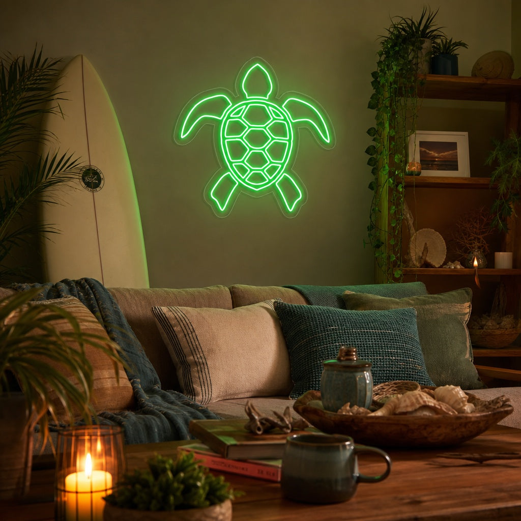 "Tortuga" Letreros Neon