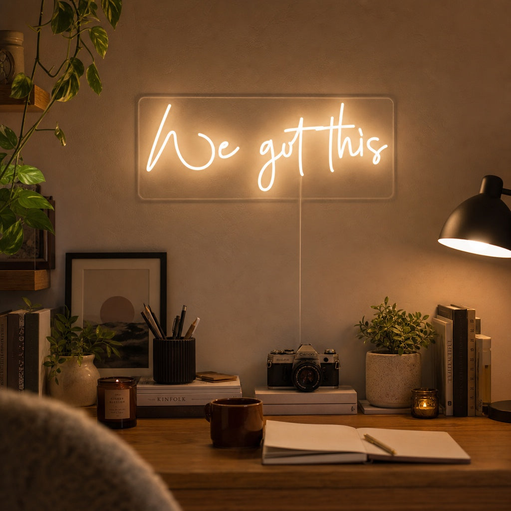 "We Got This" Letreros Neon