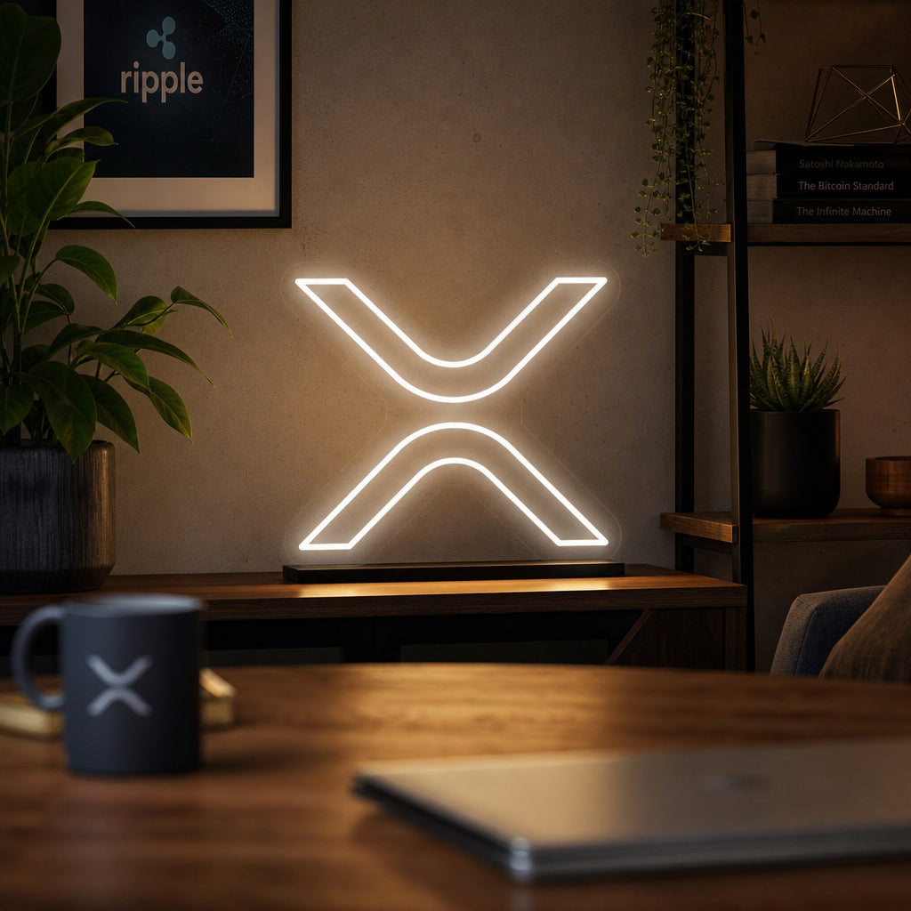 "Símbolo De XRP Ripple" Letreros Neon