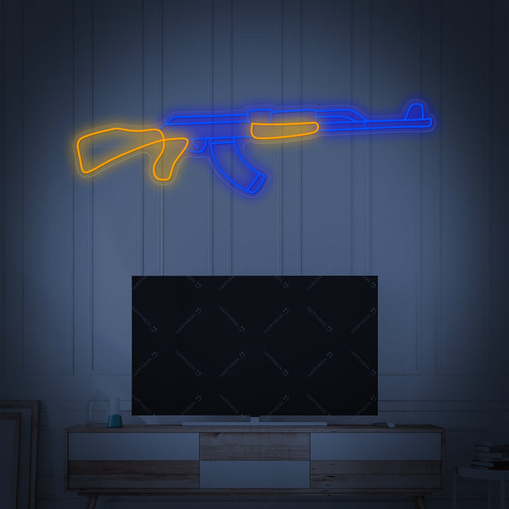 "Ak47" Letrero de neón