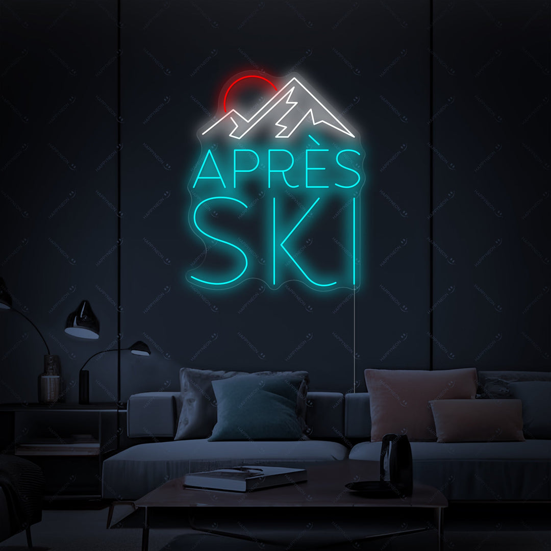 "Après Ski" Letrero de neón