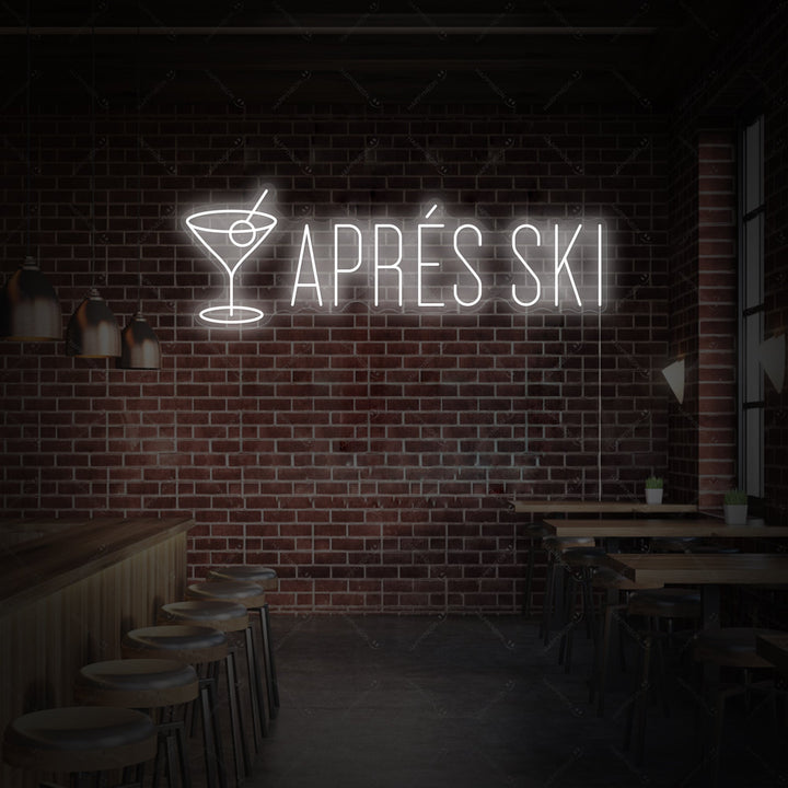 "Après Ski" Letrero de neón