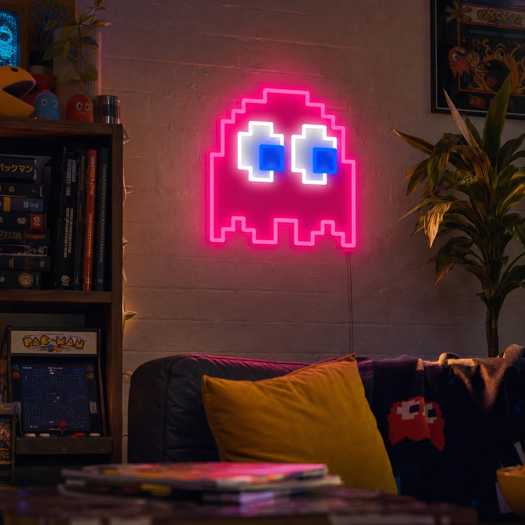 "Arcade Fantasma" Letrero de neón