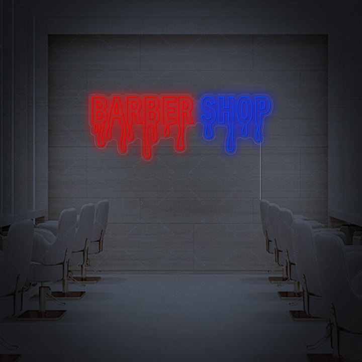 "Barber Shop" Letrero de neón