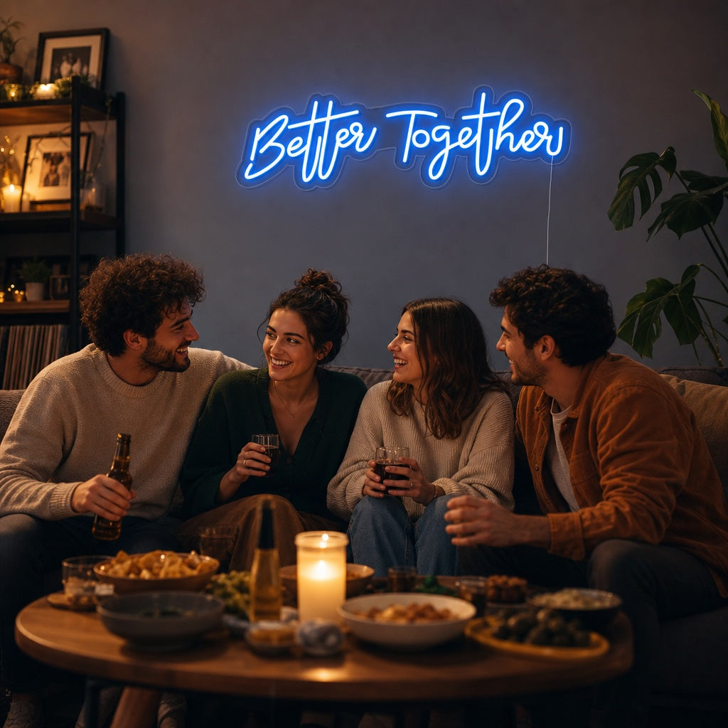 "Better Together" Letreros Neon