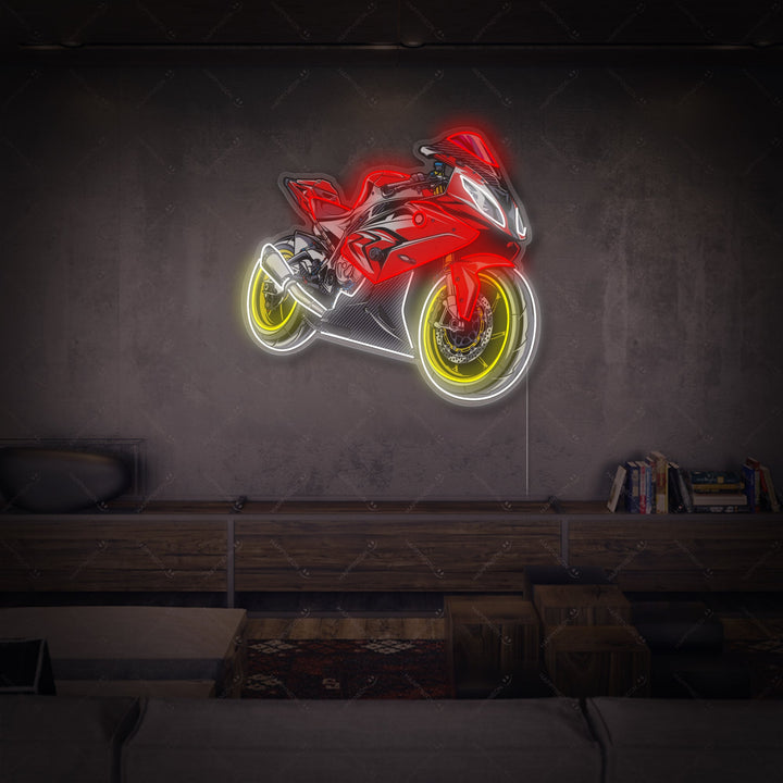 "Motocicleta" Letrero de neón