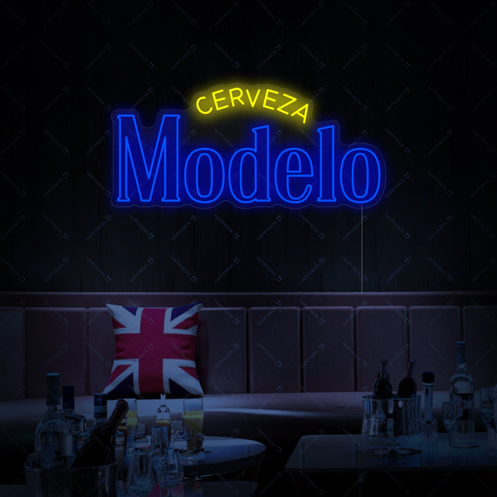 "Cerveza Modelo" Letrero de neón
