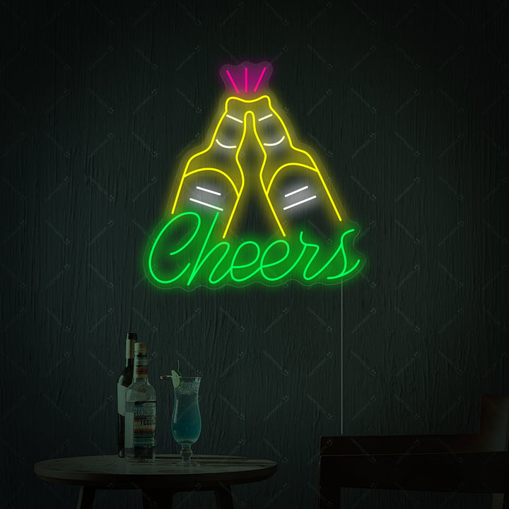 "Cheers" Letrero de neón