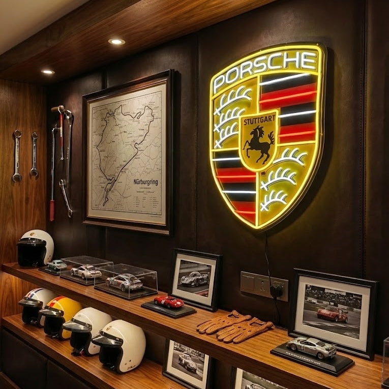 "Por-Car" Letrero de neón