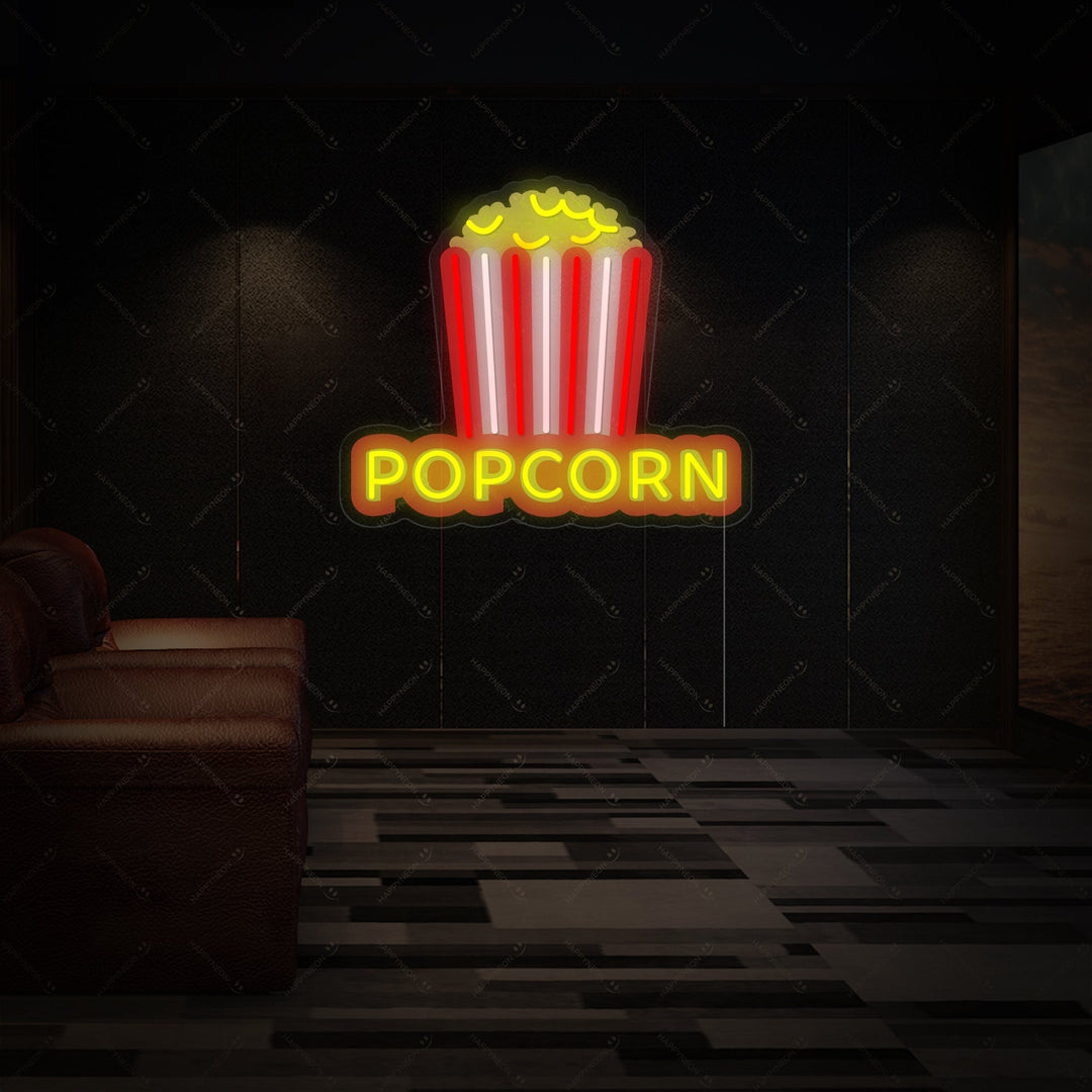 "popcorn" Letrero de neón