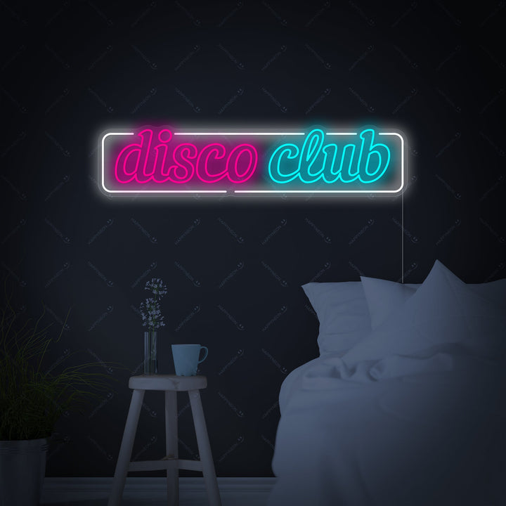 "Disco Club" Letrero de neón