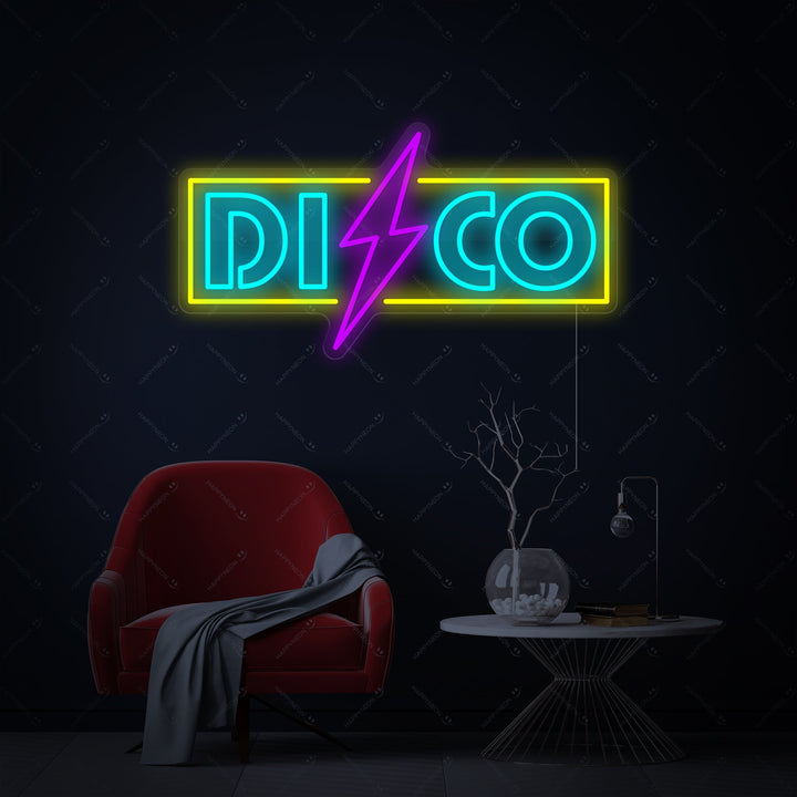 "Disco" Letrero de neón